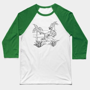 Dinosaurs Baseball T-Shirt